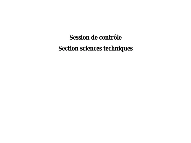 Correction Bac Physique 2016 - Sciences Techniques (Contrôle)