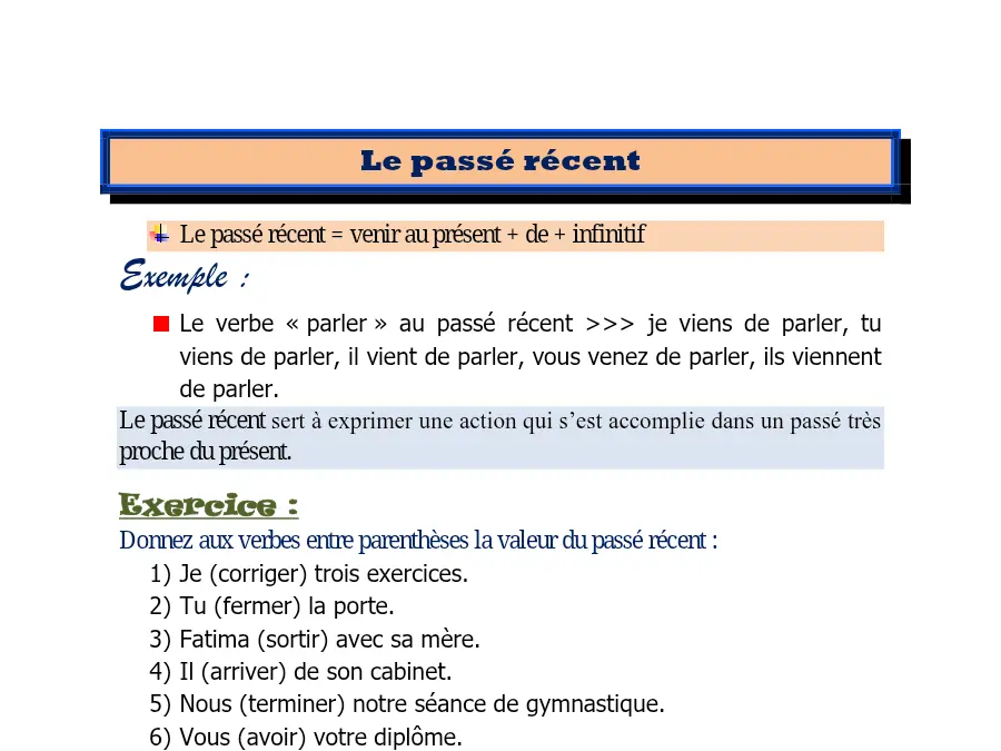 الفرنسية – دروس ومراجعة لتلاميذ السنة الثالثة ابتدائي رقم 46