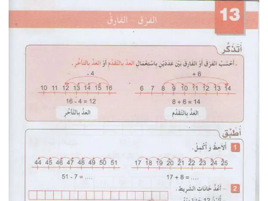 السنة الثانية ابتدائي: دروس ومراجعة الرياضيات (الموضوع 38)