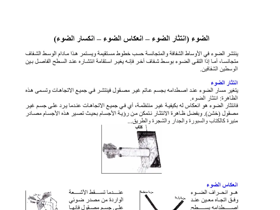 عرض في مادة الإيقاظ العلمي السنة السادسة ابتدائي عدد 38