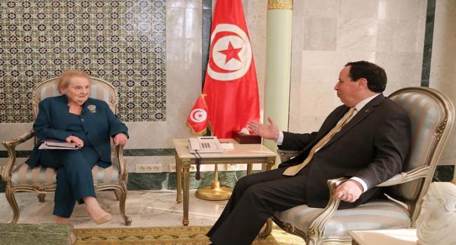 أولبرايت :  تونس مثال جيّد لبلد تتطور فيه الديمقراطية